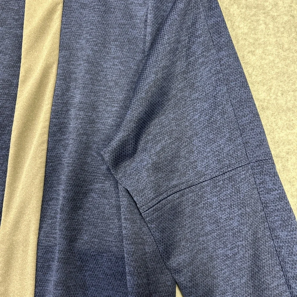 Adidas Sweatshirt Baseball  Blue Pullover Mens M Long Sleeve Athletic w/ Pocket‎